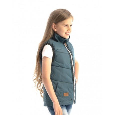 JOBE 50 NEWTON BODYWARMER ENFANT TEAL FONCÉ