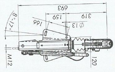 Attelage freiné 1500-3000kg